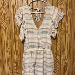 American Eagle Outfitters Multicolor Striped Romper